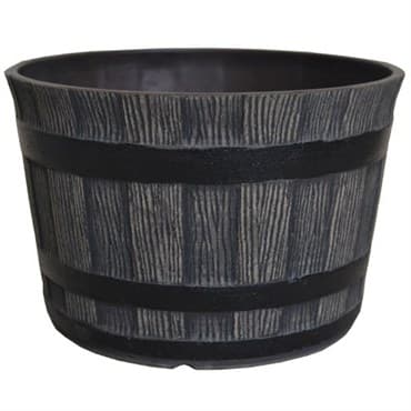 Gardener Select 12" Barn Whiskey Brl Round Planter 12/CS — photo 1 of 2