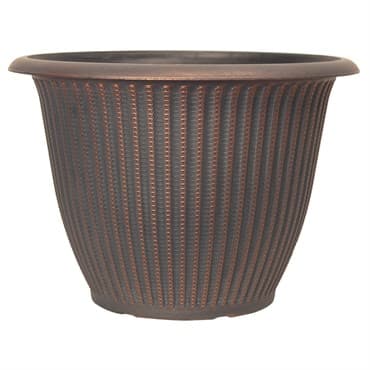 Grower Select 16.00 Piper Planter Vintage Copper 5.7gal 40/CS - 16.5in OD x 11.8in H — photo 1 of 2