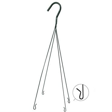 GS WIRE HANGER GREEN 4 STRAND FITS 16" AND 12" CONE COCO LINED HANGING BASKETS — photo 1 of 2