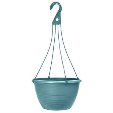 Grower Select 13.00 Everest Hanging Basket, With 18in Hanger, Blush Lagoon, 64 per Case, 12.99in OD x 7.48in H, 2.8 Gallon — photo 1 of 2