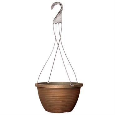 Grower Select 12.00 Dune Hanging Basket with Hanger Warm Copper 50/CS — photo 1 of 2