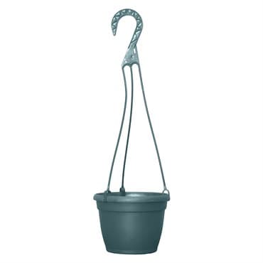 Grower Select 06.00 Bella Hanging Basket With Hanger Green 46/CS, 6in OD x 4.4in H x 4.0in BD" , 1.2 Liters, 0.3 Gallons — photo 1 of 2