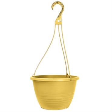 Grower Select 10.00 Everest Hanging Basket, With 18in Hanger, Blush Sunglow, 70 per Case, 10.08in OD x 6.99in H, 1.5 Gallon — photo 1 of 2