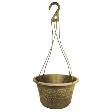 Grower Select 12.00 Laci2 Hanging Basket ACP Aged Cappuccino 36/CS — photo 1 of 2