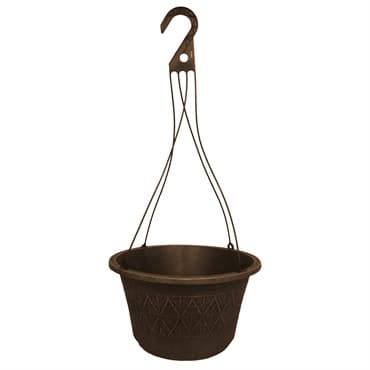 Grower Select 12.00 Laci2 Hanging Basket Black / Cappuccino 36/CS — photo 1 of 2