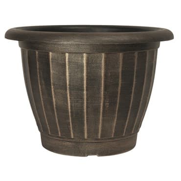 Grower Select 21.00 Castella Planter Brushed Champagne 12.6gal 15/CS - 21in OD x 15in H — photo 1 of 2