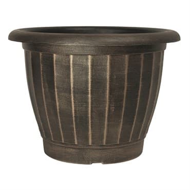 Grower Select 17.00 Castella Planter Brushed Champagne 7gal 29/CS - 17.3in OD x 12.6in H — photo 1 of 2