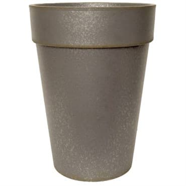 Grower Select 15.00 Euro Tall Planter Galvanized 9gal 4/CS - 15in OD x 20in H — photo 1 of 2