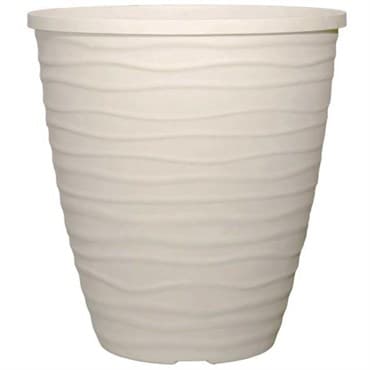 Grower Select 14.00 Tall Dune Planter White 6.6gal 14/CS - 14in OD X 15in H — photo 1 of 2