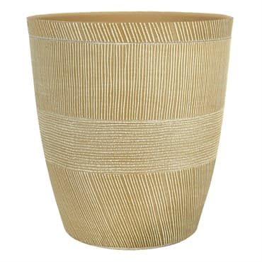 Grower Select 14.00 Sandthatch Planter Powdered Ginger 7.6gal 5/CS - 14in OD x 15in H x 9.45in BD — photo 1 of 2