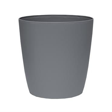 HC 10" Aria Round Planter Warm Gray — photo 1 of 2