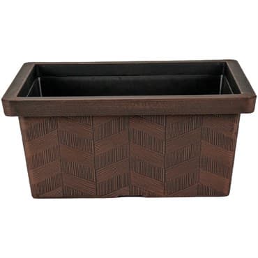 HC 14" Borden Square Garden Box Chestnut — photo 1 of 2
