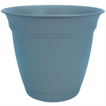 HC 6" Eclipse With Saucer Planter Slate Blue — photo 1 of 2