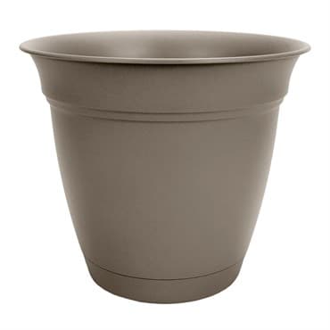 HC 12" Eclipse Round Planter Cappuccino — photo 1 of 2