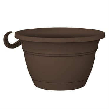HC 12" Eclipse Round Hanging Basket Chocolate — photo 1 of 2