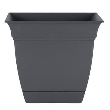 HC 6" Eclipse Square Planter Warm Gray — photo 1 of 2