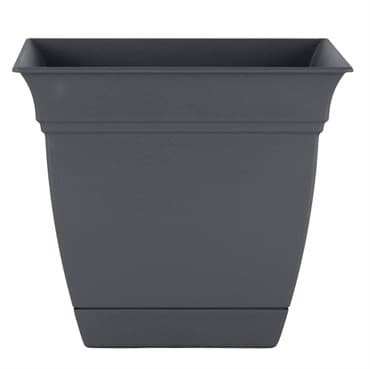 HC 12" Eclipse Square Planter Warm Gray — photo 1 of 2