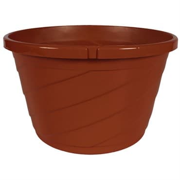 HC 12" Euro Hanging Basket Planter Clay — photo 1 of 2