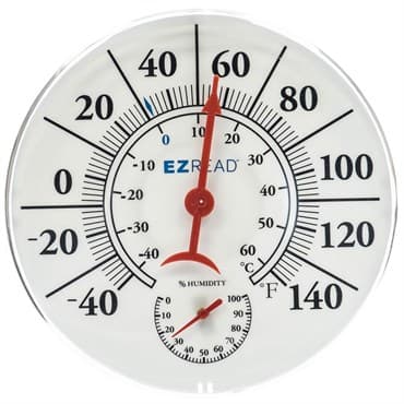 Headwind 8" EZ Read Dial Thermometer/ Hygro White — photo 1 of 2