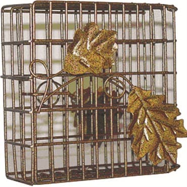 Heath Decorative Leaf Single Suet Basket — photo 1 of 2