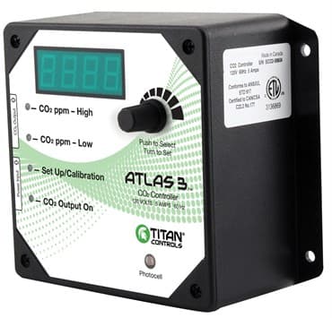 Titan Controls Atlas 3 Day/ Night CO2 Monitor/ Controller (16/CS) — photo 1 of 2