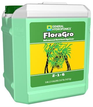 General Hydroponics 2.5gal Flora Gro (2/CS) — photo 1 of 2