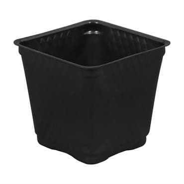 Gro Pro 3.5in Square Plastic Pot Black (1375/CS) — photo 1 of 2