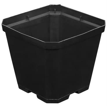 Gro Pro 4 in x 4 in x 3.5 in Plastic Pot Black (960/CS) — photo 1 of 2