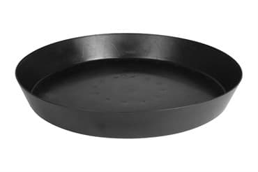 Gro Pro 25in Heavy Duty Saucer w/ Tall Sides Black (10/CS) — photo 1 of 2