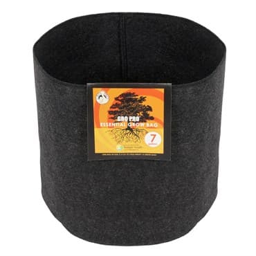 Gro Pro 7gal Essential Grow Bag Round Fabric Pot Black (84/CS) — photo 1 of 2