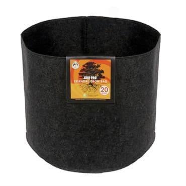 Gro Pro 20gal Essential Grow Bag Round Fabric Pot Black (42/CS) — photo 1 of 2