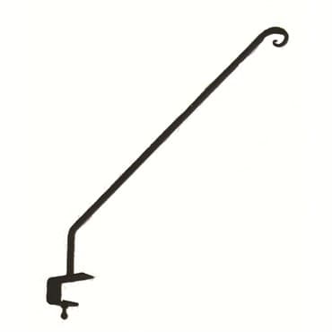 Hookery 30" Arm Plant Feeder Hook With Rail Mount Bracket — photo 1 of 2