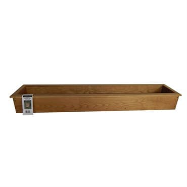 Heritage Wood Planter Box 8.5"x48" Stained Walnut — photo 1 of 2