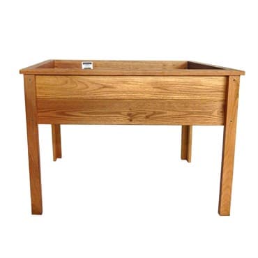 Heritage Wood Planter Box w/ Legs 12"x36"x28" Stained Walnut — photo 1 of 2
