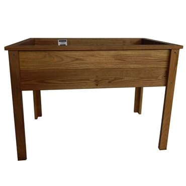 Heritage Wood Planter Box w/ Legs 18"x36"x28" Stained Walnut — photo 1 of 2