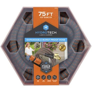 Hydrotech 5/8"x75' Expandable Burst Proof Hose Orange — photo 1 of 2