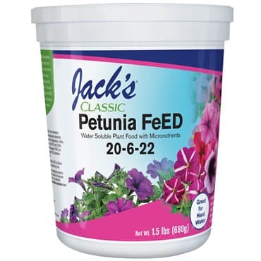 Jacks Classic 1.5# Petunia FeED 20-6-22 — photo 1 of 2