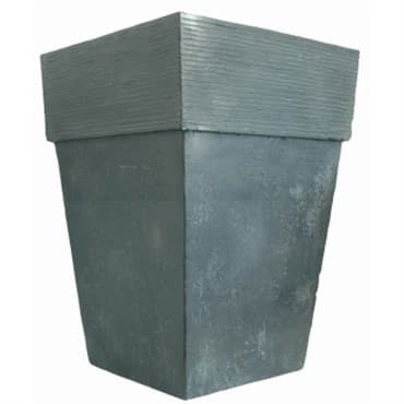 HC 16" Avino Square Planter Oxidized Black Listo — photo 1 of 2