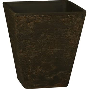 HC 16" Tahoe Tall Square Birch Planter Falcon Brown Listo — photo 1 of 2