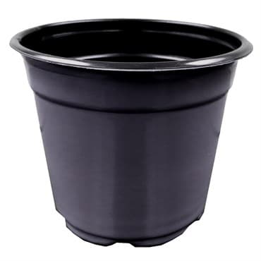 Landmark 04.50 Geranium Round Thermoformed Pot Maxi Grow Black 450 Per Case 48 Cases Per Pallet ( X-45RMGTB ) — photo 1 of 2