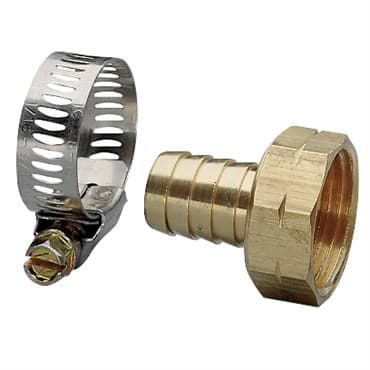 Nelson 3/4" Female Brass Worm Gear Hose Repair — photo 1 of 2