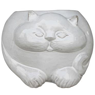 MCarr 13.4" Cat Planter White — photo 1 of 2