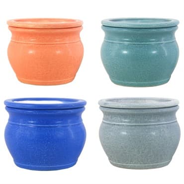 MCarr 4PC 8" Self Water Round Pot Asst — photo 1 of 2