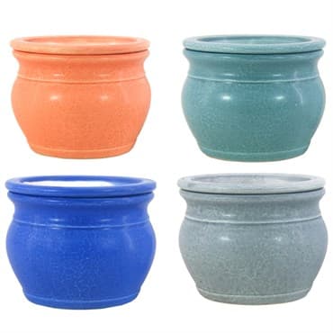 MCarr 8PC 6" Self Water Round Pot Asst — photo 1 of 2