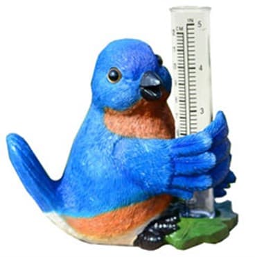 MCarr Blue Bird Rain Gauge Polyresin — photo 1 of 2