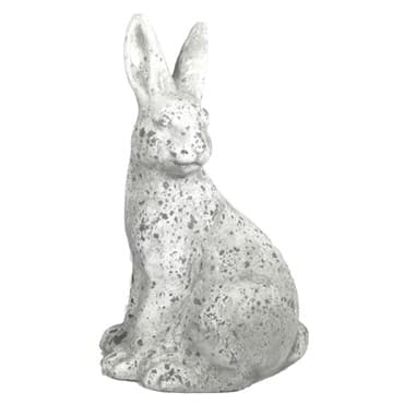 MCarr 14.2" Tall Rabbit Facing Left White — photo 1 of 2