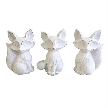 MCarr 3PC Large Fox Assortment White 2/CS — photo 1 of 2