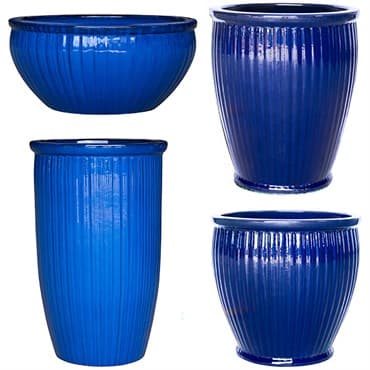 MCarr 26pc Glazed Mixed Planter Pallet Assortment Admiral Blue — photo 1 of 2