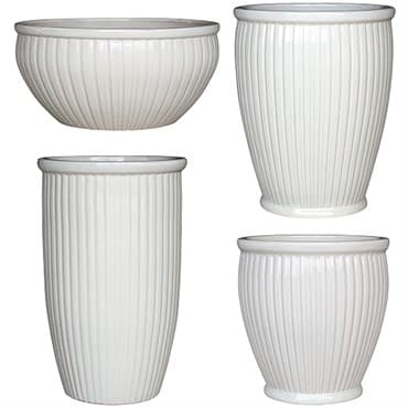 MCarr 26pc Glazed Mixed Planter Pallet Assortment Light Cream — photo 1 of 2