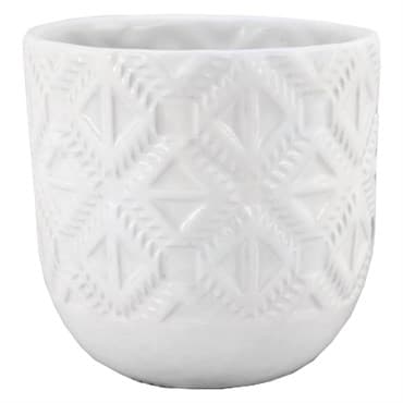 MCarr 16pc 5" Small Aztec Planter Set White — photo 1 of 2